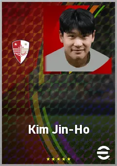 Kim Jin-Ho eFootball 2026 player card, 68 OVR RB