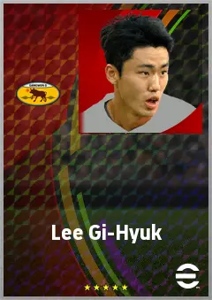 Lee Gi-Hyuk eFootball 2026 player card, 71 OVR CB