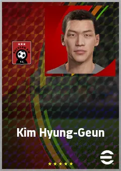 Kim Hyung-Geun eFootball 2026 player card, 66 OVR GK