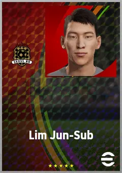 Lim Jun-Sub eFootball 2026 player card, 61 OVR GK
