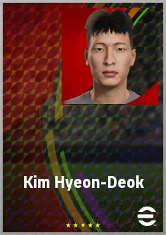 Kim Hyeon-Deok eFootball 2026 player card, 61 OVR CB
