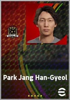 Park Jang Han-Gyeol eFootball 2026 player card, 61 OVR CMF