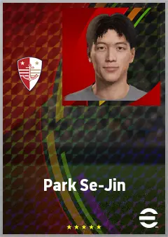 Park Se-Jin eFootball 2026 player card, 65 OVR CMF