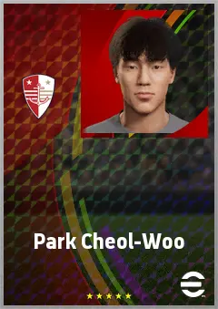Park Cheol-Woo eFootball 2026 player card, 67 OVR LB