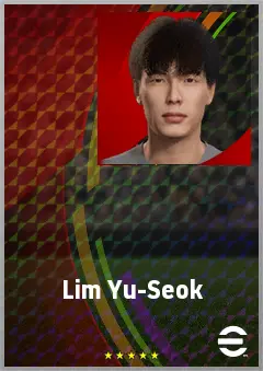 Lim Yu-Seok eFootball 2026 player card, 61 OVR CB