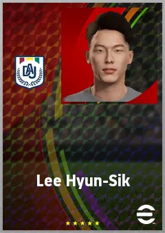 Lee Hyun-Sik eFootball 2026 player card, 66 OVR CMF