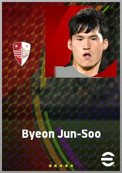 Byeon Jun-Soo eFootball 2026 player card, 70 OVR CB