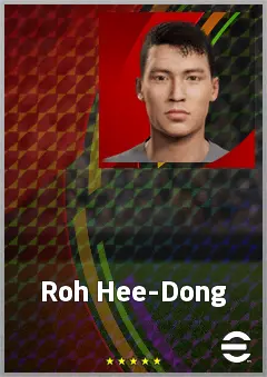 Roh Hee-Dong eFootball 2026 player card, 63 OVR GK