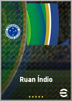 Ruan Índio eFootball 2026 player card, 66 OVR CF