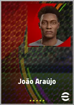 João Araújo eFootball 2026 player card, 64 OVR DMF