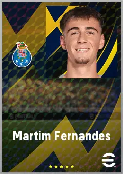 Martim Fernandes eFootball 2026 player card, 73 OVR RB