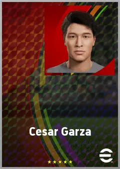Cesar Garza eFootball 2026 player card, 69 OVR DMF