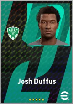 Josh Duffus eFootball 2026 player card, 67 OVR CF