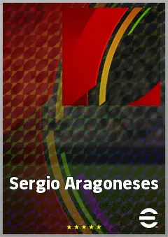 Sergio Aragoneses eFootball 2026 player card, 63 OVR GK