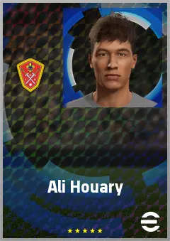 Ali Houary eFootball 2026 player card, 63 OVR SS