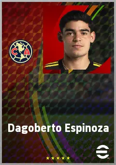 Dagoberto Espinoza eFootball 2026 player card, 69 OVR RB