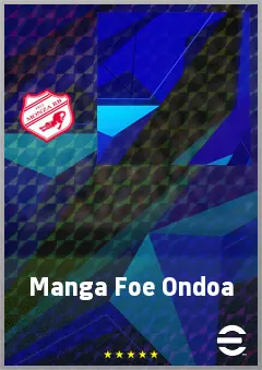 Manga Foe Ondoa eFootball 2026 player card, 63 OVR CMF