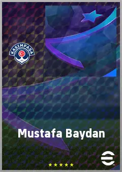 Mustafa Baydan eFootball 2026 player card, 60 OVR RB
