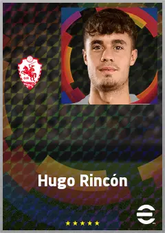 Hugo Rincón eFootball 2026 player card, 70 OVR RB