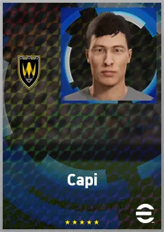 Capi eFootball 2026 player card, 63 OVR DMF