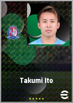 Ito Takumi eFootball 2026 player card, 66 OVR LMF