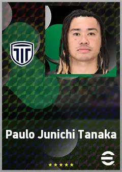 Tanaka Paulo Junichi eFootball 2026 player card, 69 OVR RWF