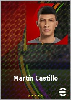 Martín Castillo eFootball 2026 player card, 61 OVR CB