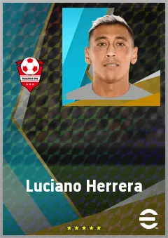 Luciano Herrera eFootball 2026 player card, 72 OVR LWF