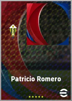 Patricio Romero eFootball 2026 player card, 67 OVR LMF