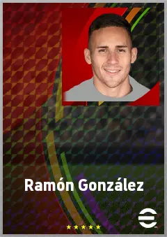 Ramón González eFootball 2026 player card, 68 OVR CF