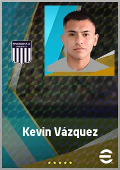 Kevin Vázquez eFootball 2026 player card, 70 OVR DMF