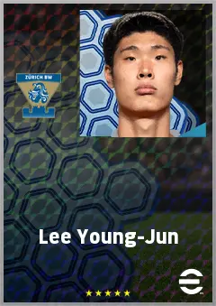 Lee Young-Jun eFootball 2026 player card, 66 OVR CF