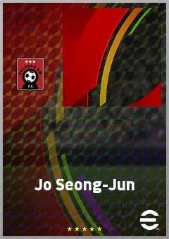 Jo Seong-Jun eFootball 2026 player card, 66 OVR LWF