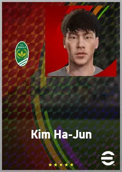 Kim Ha-Jun eFootball 2026 player card, 64 OVR CB