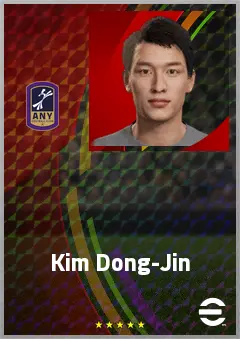 Kim Dong-Jin eFootball 2026 player card, 69 OVR LB