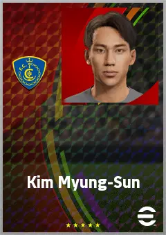 Kim Myung-Sun eFootball 2026 player card, 67 OVR RB