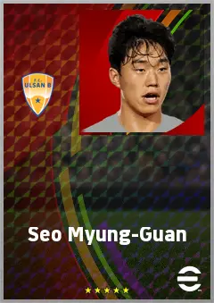 Seo Myung-Guan eFootball 2026 player card, 68 OVR CB