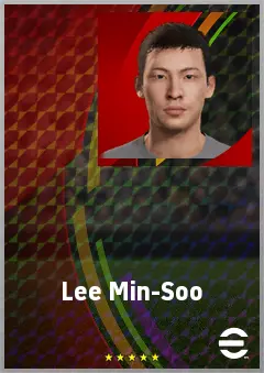 Lee Min-Soo eFootball 2026 player card, 63 OVR DMF