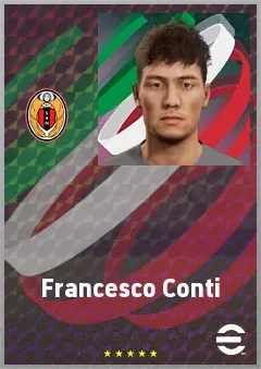 Francesco Conti eFootball 2026 player card, 65 OVR CMF
