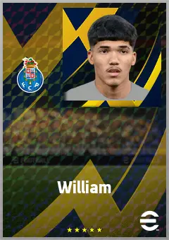 William eFootball 2026 player card, 71 OVR LWF