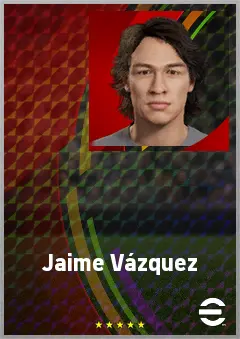 Jaime Vázquez eFootball 2026 player card, 68 OVR CB