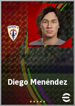 Diego Menéndez eFootball 2026 player card, 63 OVR AMF