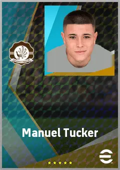 Manuel Tucker eFootball 2026 player card, 66 OVR RWF
