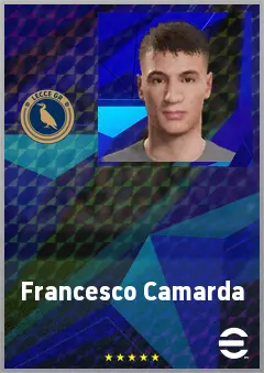 Francesco Camarda eFootball 2026 player card, 65 OVR CF
