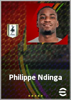 Philippe Ndinga eFootball 2026 player card, 60 OVR CB