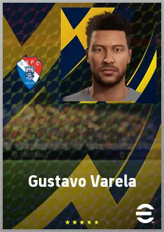 Gustavo Varela eFootball 2026 player card, 65 OVR CF