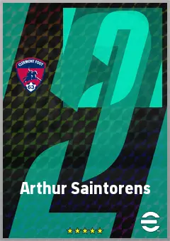 Arthur Saintorens eFootball 2026 player card, 61 OVR CF