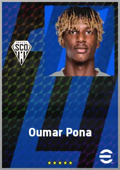 Oumar Pona eFootball 2026 player card, 65 OVR GK