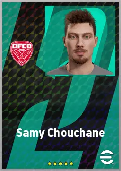 Samy Chouchane eFootball 2026 player card, 66 OVR CMF