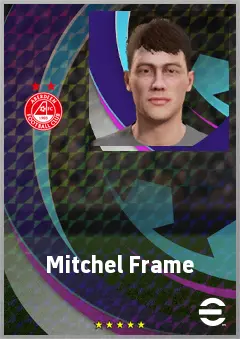 Mitchel Frame eFootball 2026 player card, 64 OVR LB